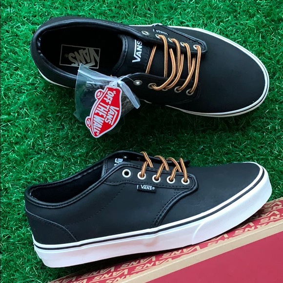 VANS MEN’S ATWOOD LEATHER BLACK/MARSHMALLOW
(Leather)Bick/Mrshmllow
VN0A327L68X - Picture 14 of 16